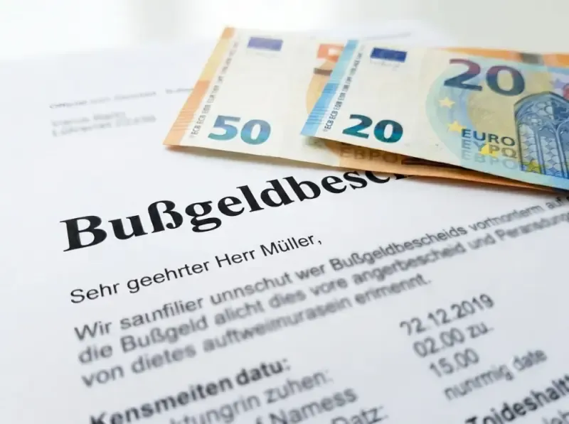 Bußgeldbescheid und Blitzerfoto — Thema Bußgeldverfahren und Einspruch